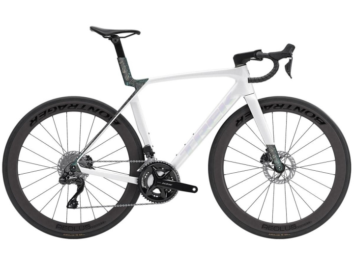 Trek Madone SL 6 105 Di2 Racercykel Gloss Crystal White/Matte Deep Smoke i gruppen REA / Rea - Cykel / Rea - Racercykel hos CykelCity (10325)
