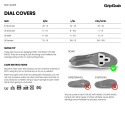 GripGrab Faststream Aero Dial Covers White