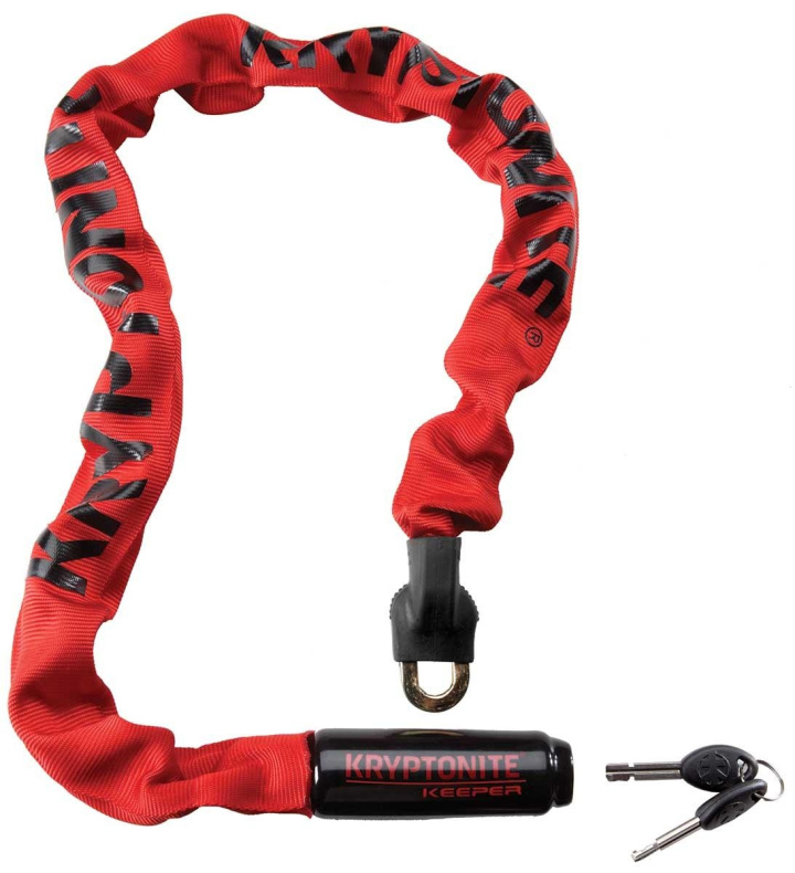 Kryptonite Chain Lock Keeper 785 Kättinglås 5/10 Röd i gruppen Tillbehör / Lås hos CykelCity (23013)