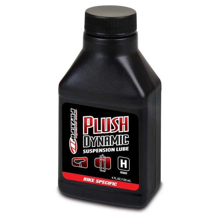 Maxima Plush Dynamic Suspension Lube Heavy 30 WT 120ml i gruppen Komponenter / Framgaffel/Dämpare / Dämparolja hos CykelCity (48826)