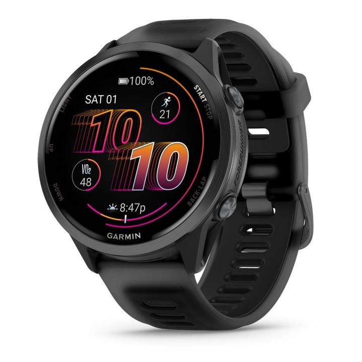 Garmin Forerunner 570 47mm GPS Pulsklocka Skiffergrå Aluminium i gruppen Tillbehör / Gps och Pulsmätare hos CykelCity (52473)
