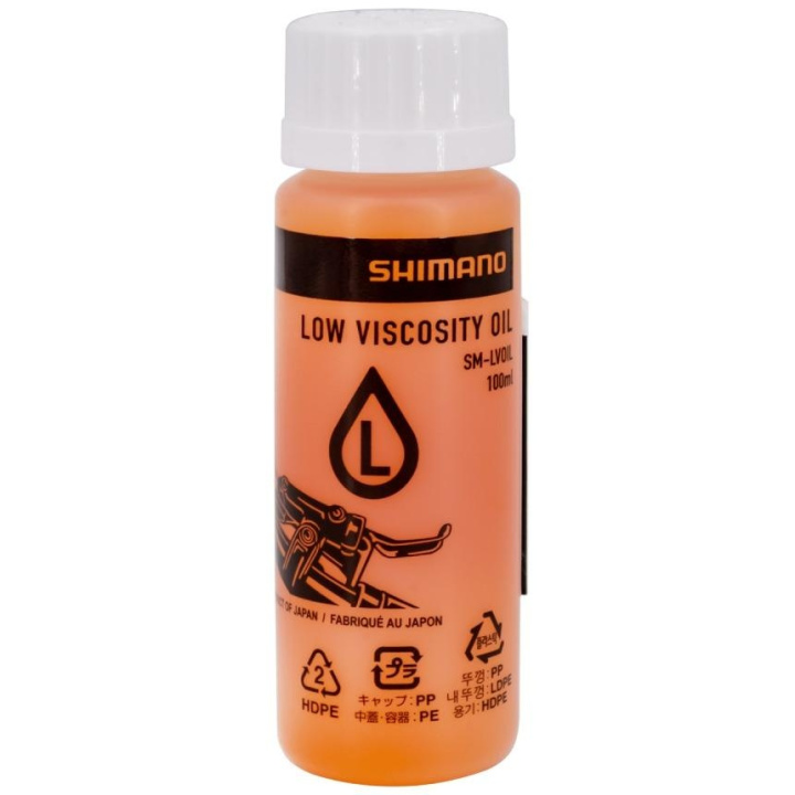 Shimano Mineralolja Låg Viskositet 100ml i gruppen Komponenter / Bromsar / Skivbromstillbehör hos CykelCity (52695)