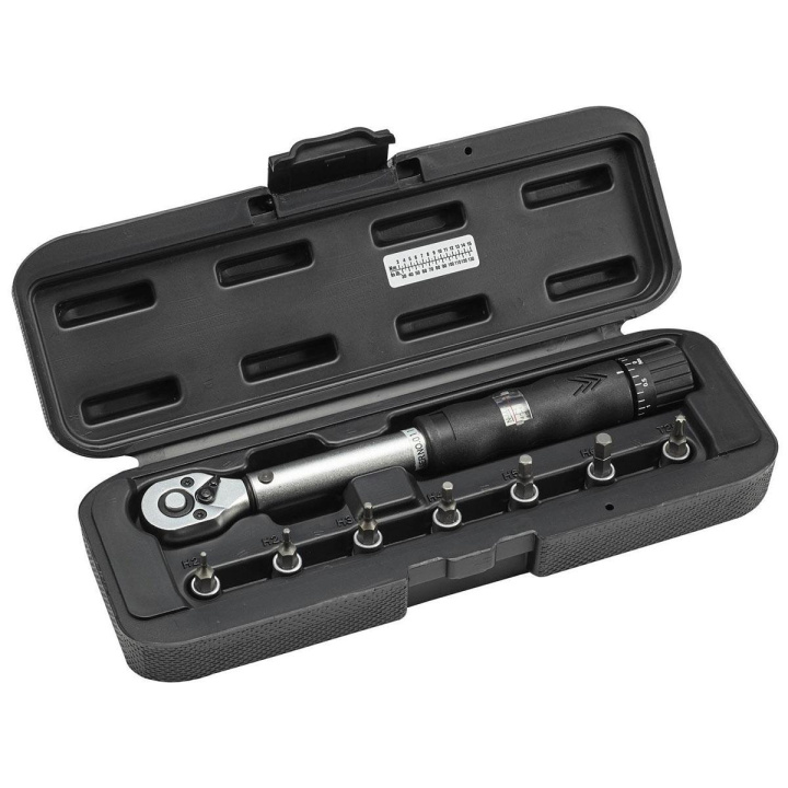 Voxom Torque-Set Momentnyckel med Bits 2-14 Nm i gruppen Tillbehör / Verktyg / Momentverktyg hos CykelCity (56246)